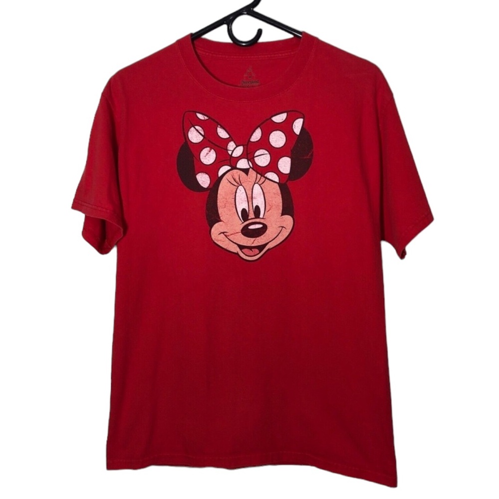 Disneyland Minnie Mouse Womens Tshirt with Front and Back Design